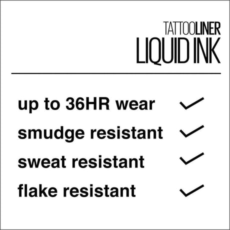 Maybelline Tattoo Studio Liquid Ink Eyeliner - Dark Henna Brown - Cosmetics Fragrance Direct-041554578799
