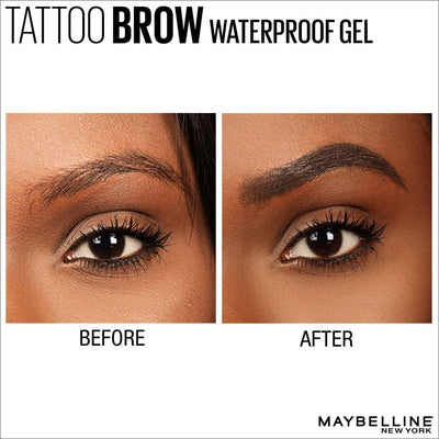Maybelline Tattoo Studio Waterproof Brow Gel Deep Brown 6.8 ml - Cosmetics Fragrance Direct-041554545876