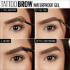 Maybelline Tattoo Studio Waterproof Brow Gel Deep Brown 6.8 ml - Cosmetics Fragrance Direct-041554545876