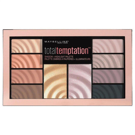 Maybelline Total Temptation Eyeshadow & Highlight Palette - Cosmetics Fragrance Direct-041554545043