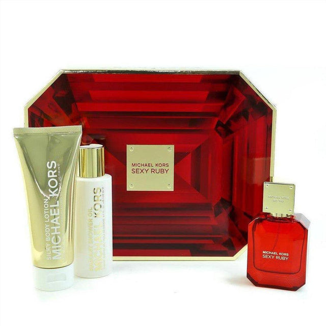 Michael Kors Sexy Ruby Eau de Parfum 50ml Gift Set - Cosmetics Fragrance Direct-22548386675