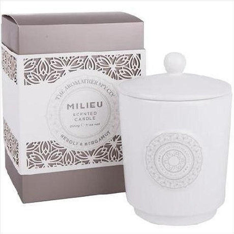 Milieu Range Candle Neroli & Bergamot - Cosmetics Fragrance Direct-9420005368447