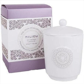 Milieu Range Candle Passionfruit & Orange Blossom - Cosmetics Fragrance Direct-9420005368423