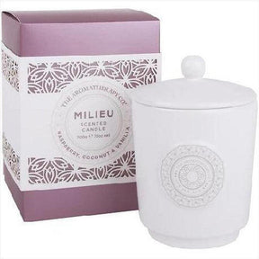 Milieu Range Candle Raspberry, Coconut & Vanilla - Cosmetics Fragrance Direct-9420005368386