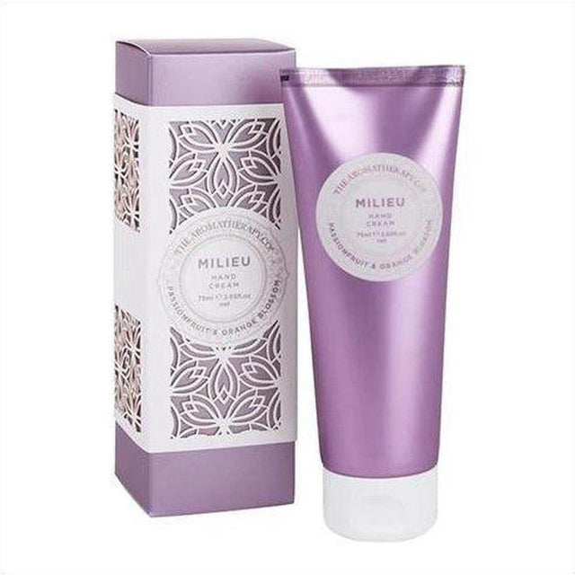 Milieu Range Hand Cream Passionfruit & Orange Blossom - Cosmetics Fragrance Direct-9420005368621