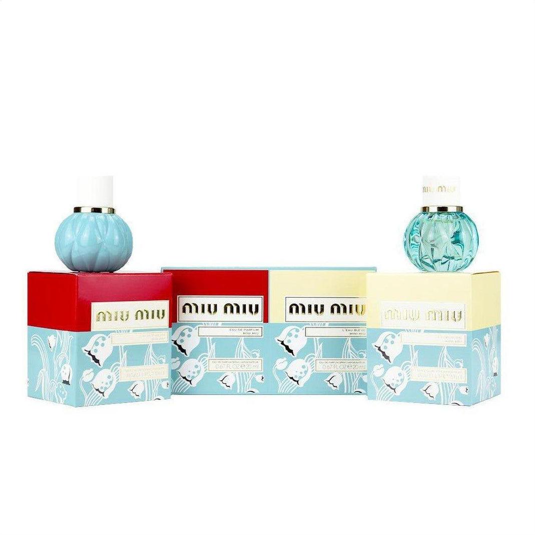 Miu Miu Mini Duo Set 20ml x 2 Gift Set - Cosmetics Fragrance Direct-3.61422E+12