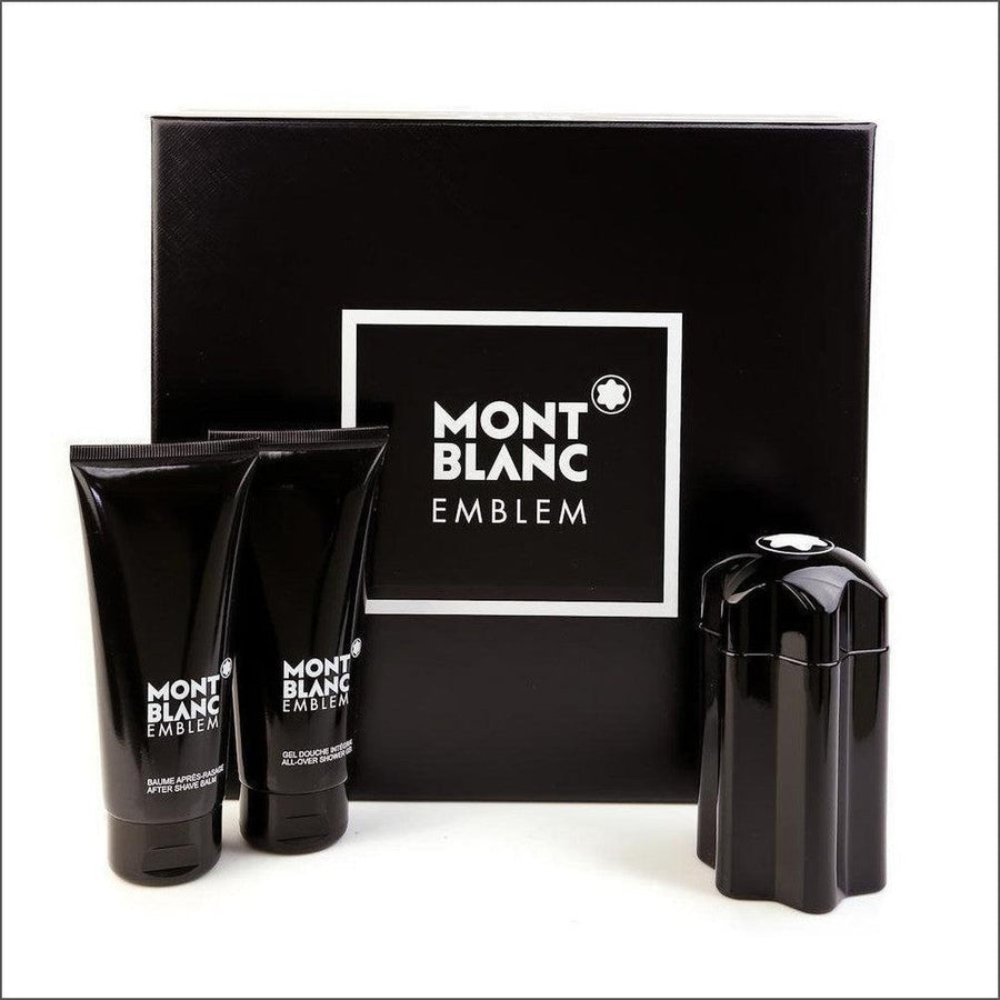 Montblanc Emblem Eau de Toilette 100ml Gift Set 3 Piece - Cosmetics Fragrance Direct-3.38646E+12