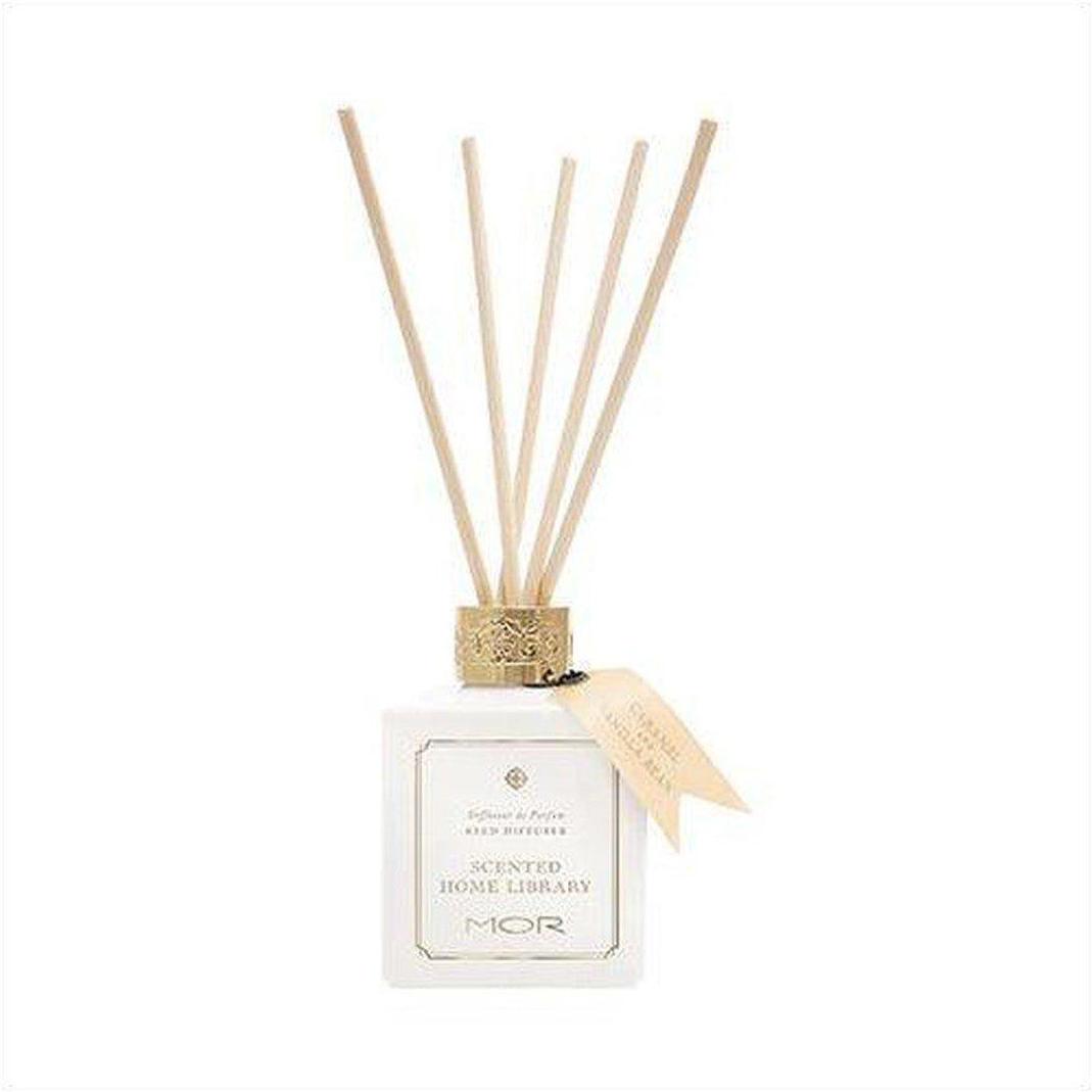 MOR Caramel & Vanilla Bean Reed Diffuser 180ml - Cosmetics Fragrance Direct-9332402023686