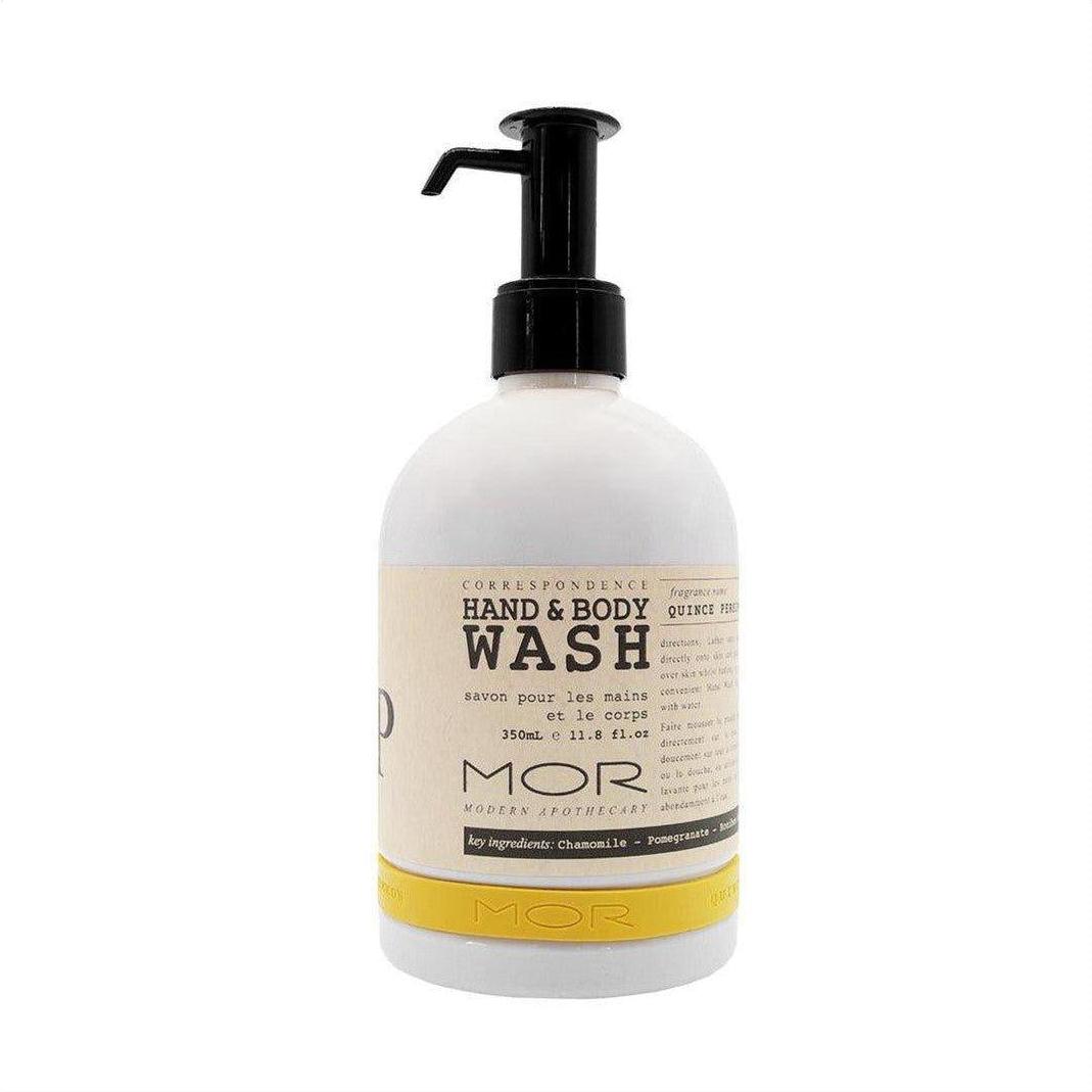 MOR Correspondence Hand & Body Wash Quince Persimmon 350ml - Cosmetics Fragrance Direct-9332402019863