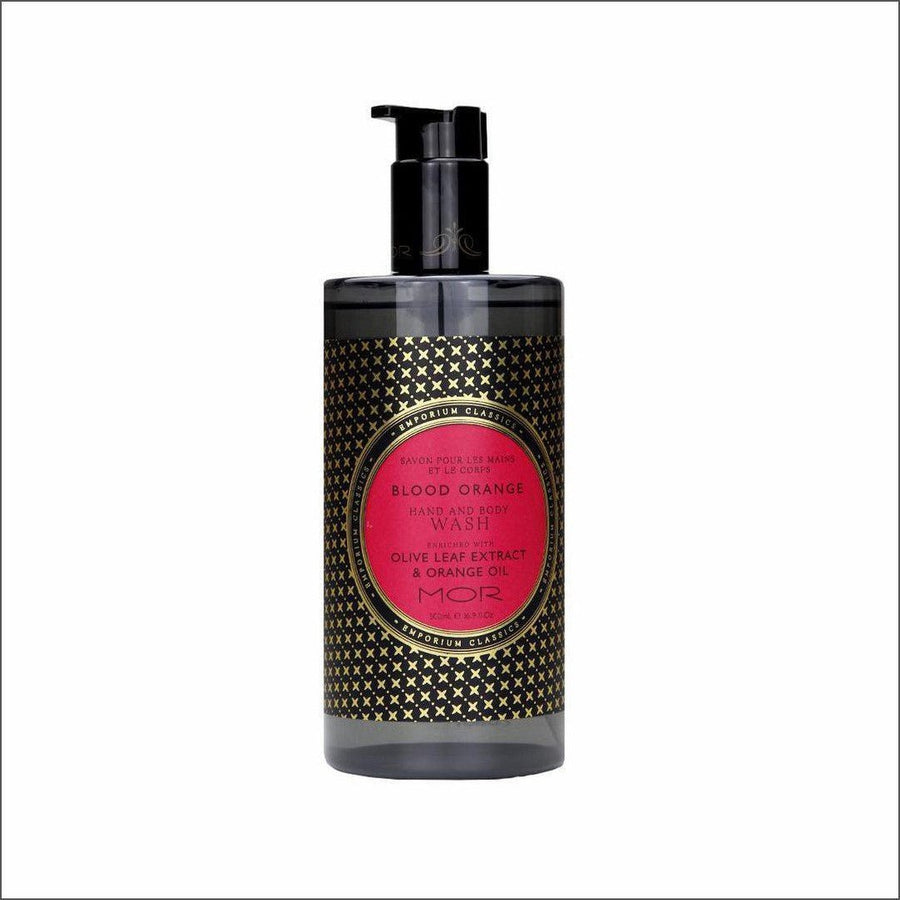 MOR Emporium Classics Blood Orange Hand & Body Wash 500ml - Cosmetics Fragrance Direct-9332402022306