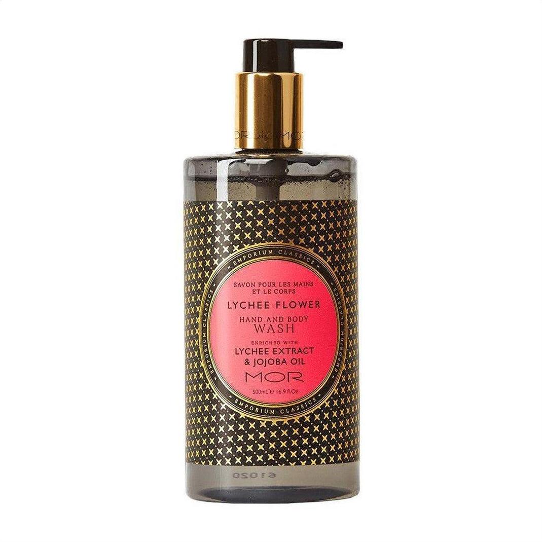 MOR Emporium Classics Lychee Flower Hand & Body Wash 500ml - Cosmetics Fragrance Direct-9332402022290