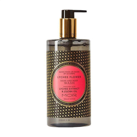 MOR Emporium Classics Lychee Flower Hand & Body Wash 500ml - Cosmetics Fragrance Direct-9332402022290