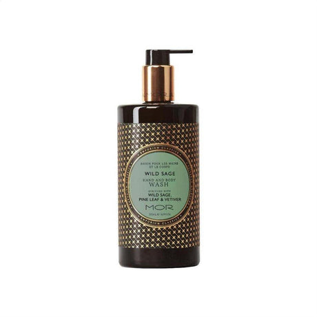 MOR Emporium Classics Wild Sage Hand & Body Wash 500ml - Cosmetics Fragrance Direct-9332402028308