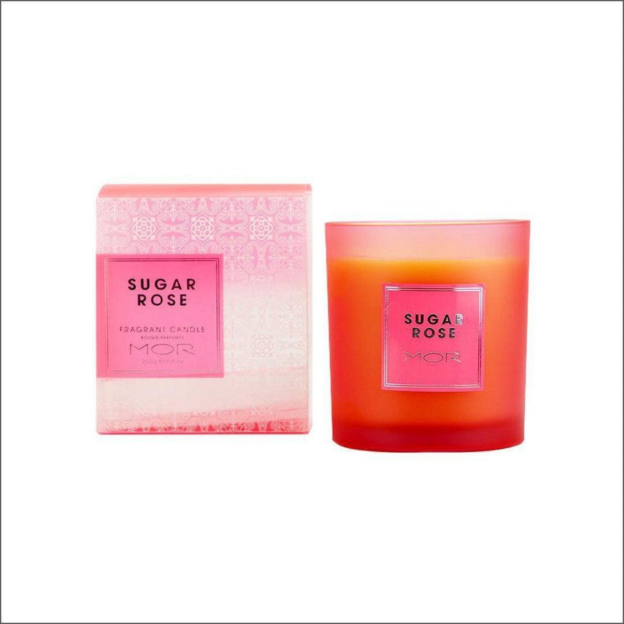 MOR Essentials Sugar Rose Candle 200g - Cosmetics Fragrance Direct-57918260