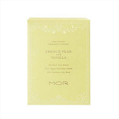 MOR French Pear & Vanilla Candle 380g - Cosmetics Fragrance Direct-45735220