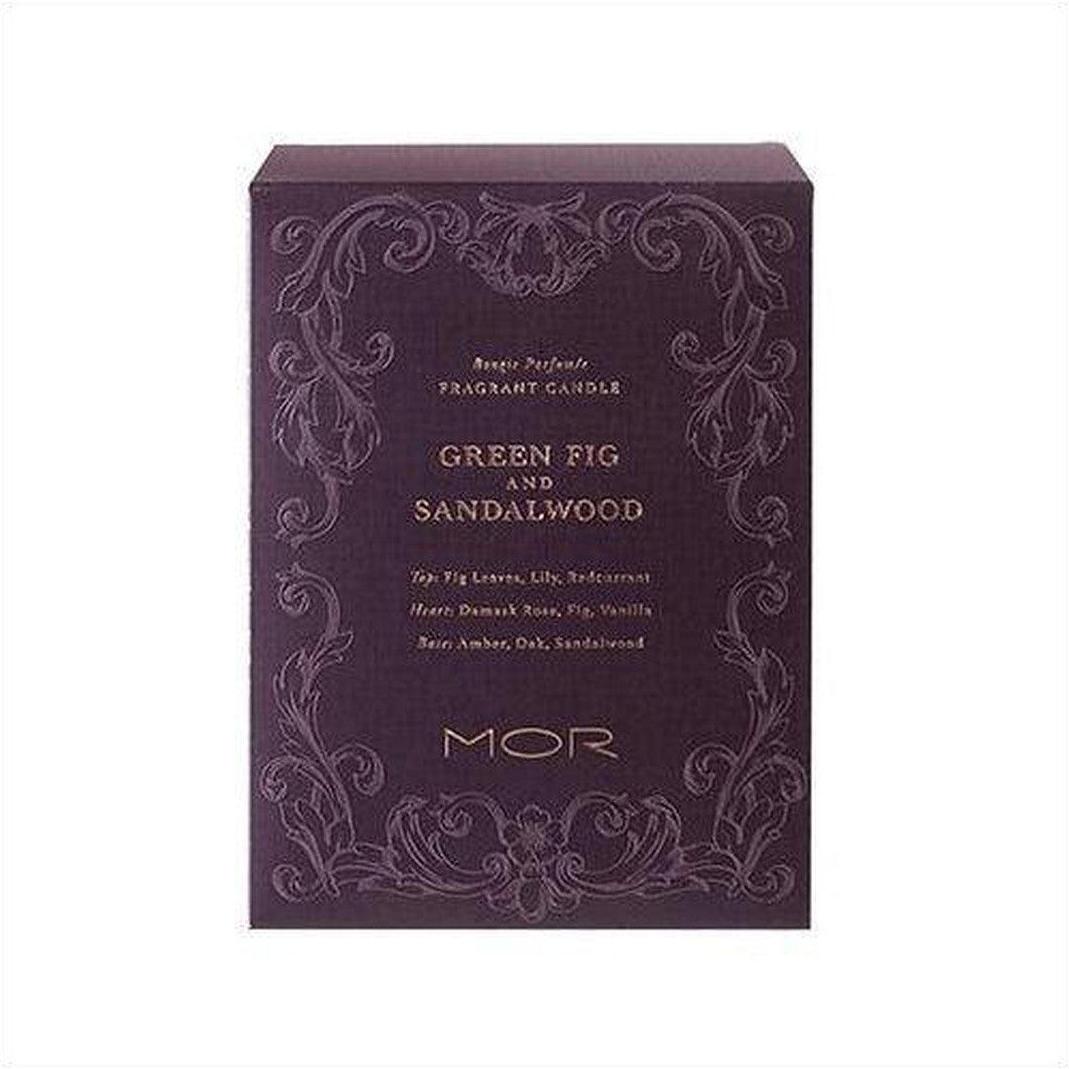 MOR Green Fig & Sandalwood Candle 380g - Cosmetics Fragrance Direct-9332402023198