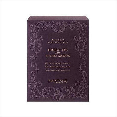 MOR Green Fig & Sandalwood Candle 380g - Cosmetics Fragrance Direct-9332402023198
