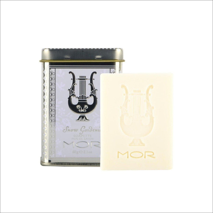 Mor Little Luxuries Snow Gardenia Soapette 60g - Cosmetics Fragrance Direct-9332402013304