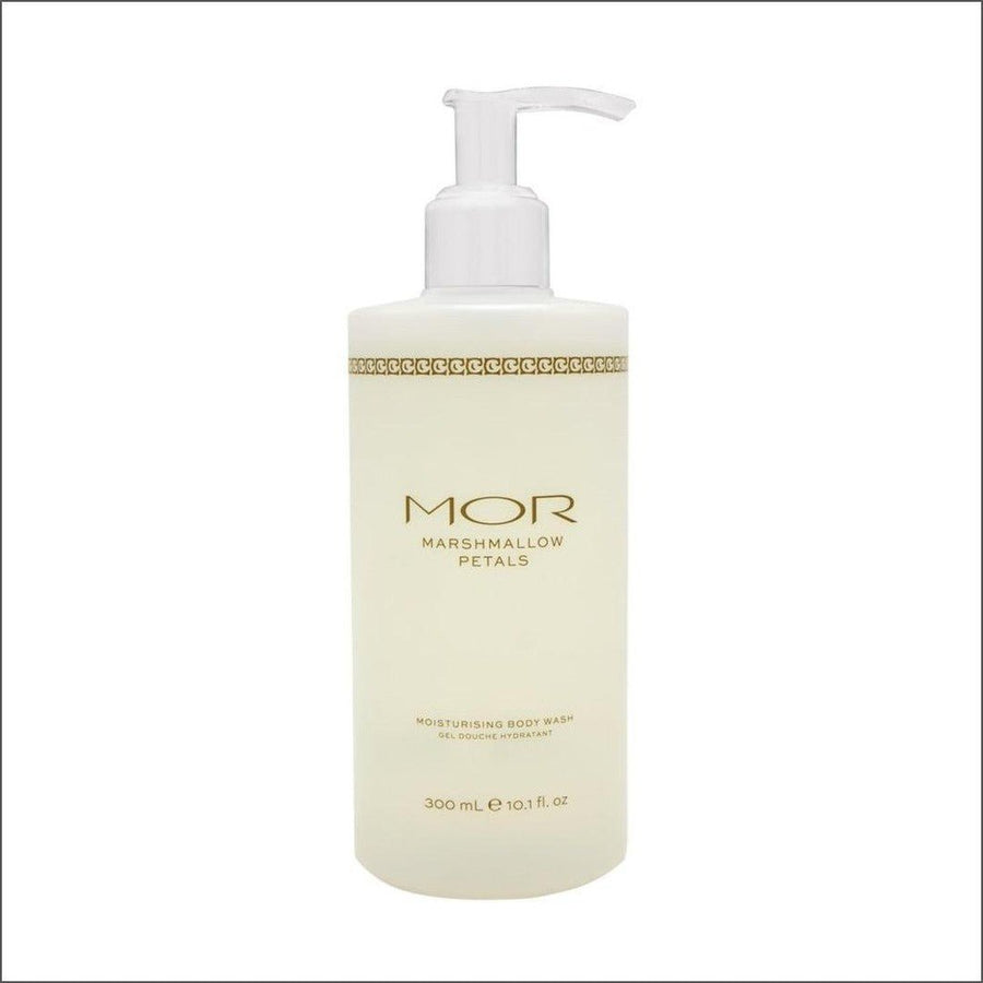 Mor Marshmallow Petals Moisturising Body Wash 300ml - Cosmetics Fragrance Direct-9332402029992