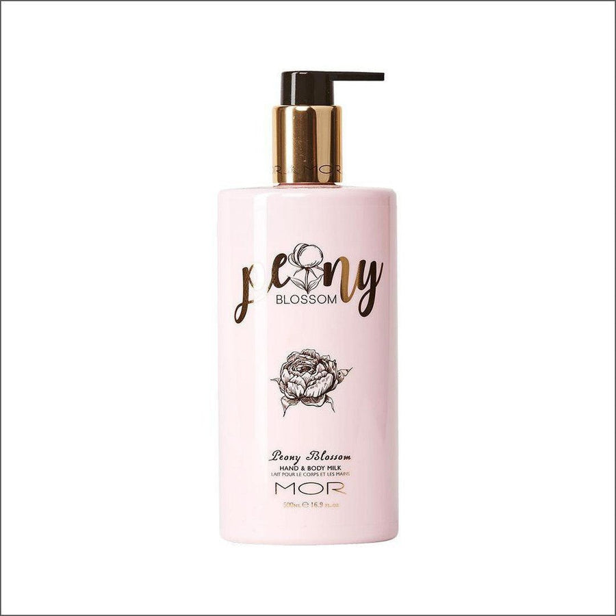 MOR Peony Blossom Hand & Body Milk 500ml - Cosmetics Fragrance Direct-9332402025505