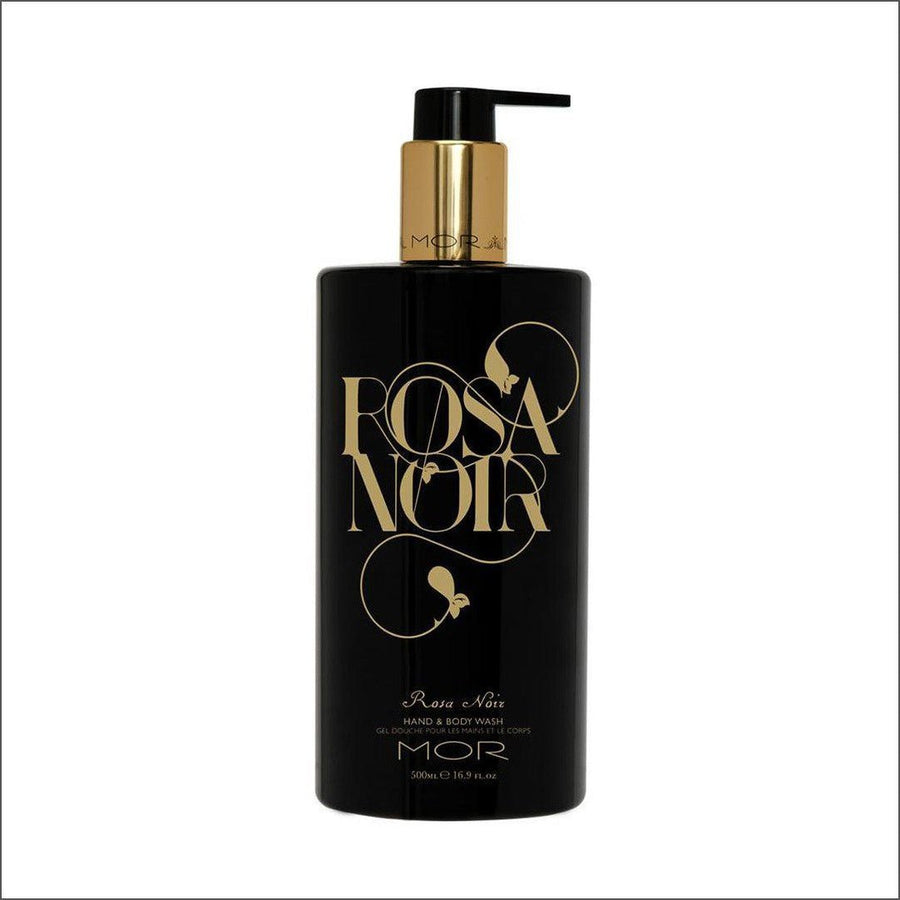 MOR Rosa Noir Hand & Body Wash 500ml - Cosmetics Fragrance Direct-9332402026236