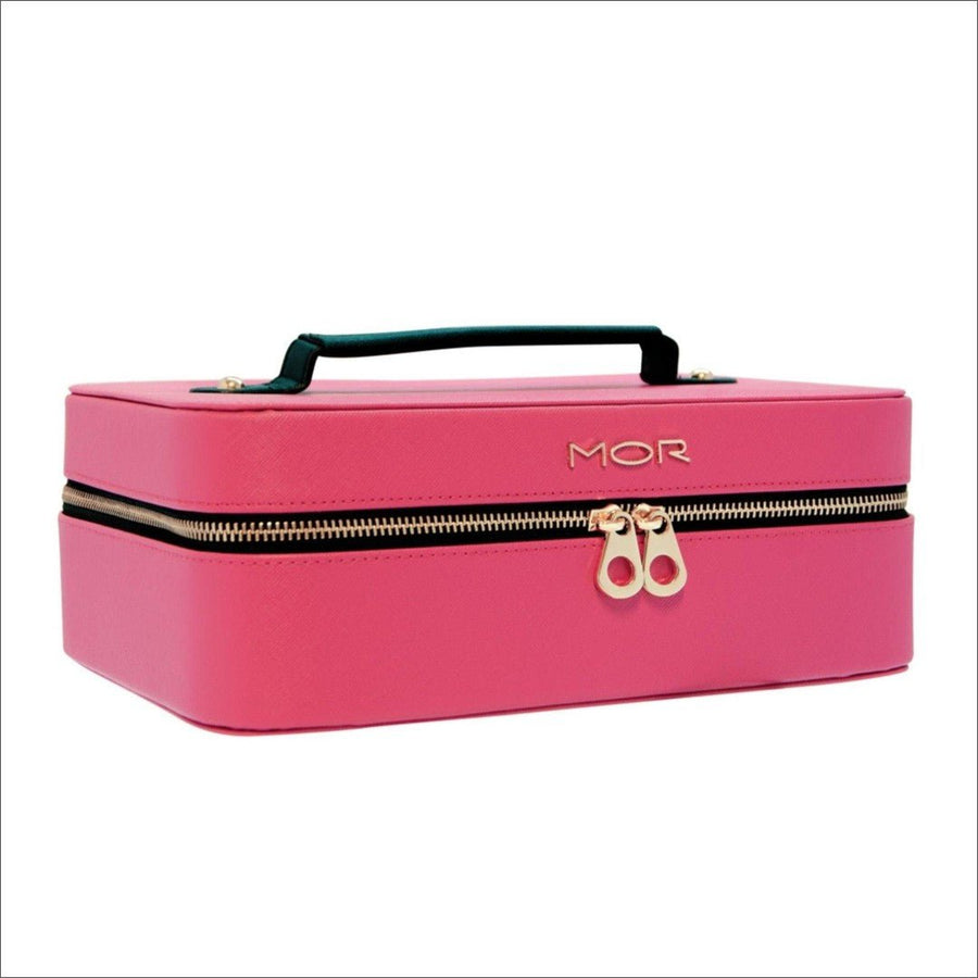Mor Train Case Pink & Black Cosmetic Bag - Cosmetics Fragrance Direct-9332402026571