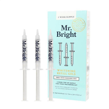 Mr Bright Whitening Refil Gels 2 Week Supply 3x3ml - Cosmetics Fragrance Direct-9347902009313