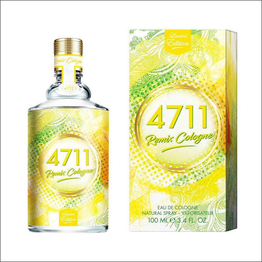 Mulhens 4711 Remix Lemon Eau De Cologne 100ml - Cosmetics Fragrance Direct-4011700747801