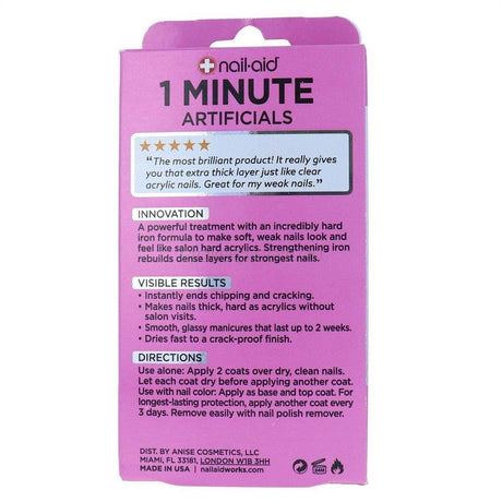 Nail-Aid 1 Minute Artificials Nail Treatment 15ml - Cosmetics Fragrance Direct-839186088232