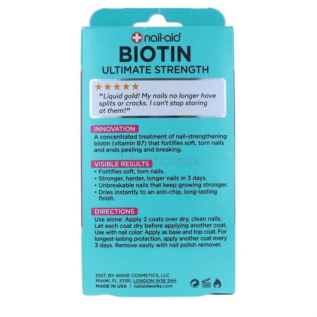 Nail-Aid Biotin Ultimate Strength Nail Care 15ml - Cosmetics Fragrance Direct-839186088737