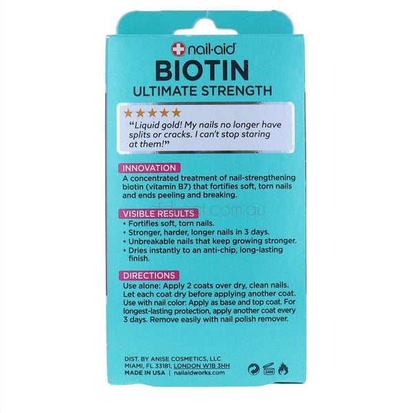 NailAid Biotin Ultimate Strength Nail Care 15ml Cosmetics Fragrance