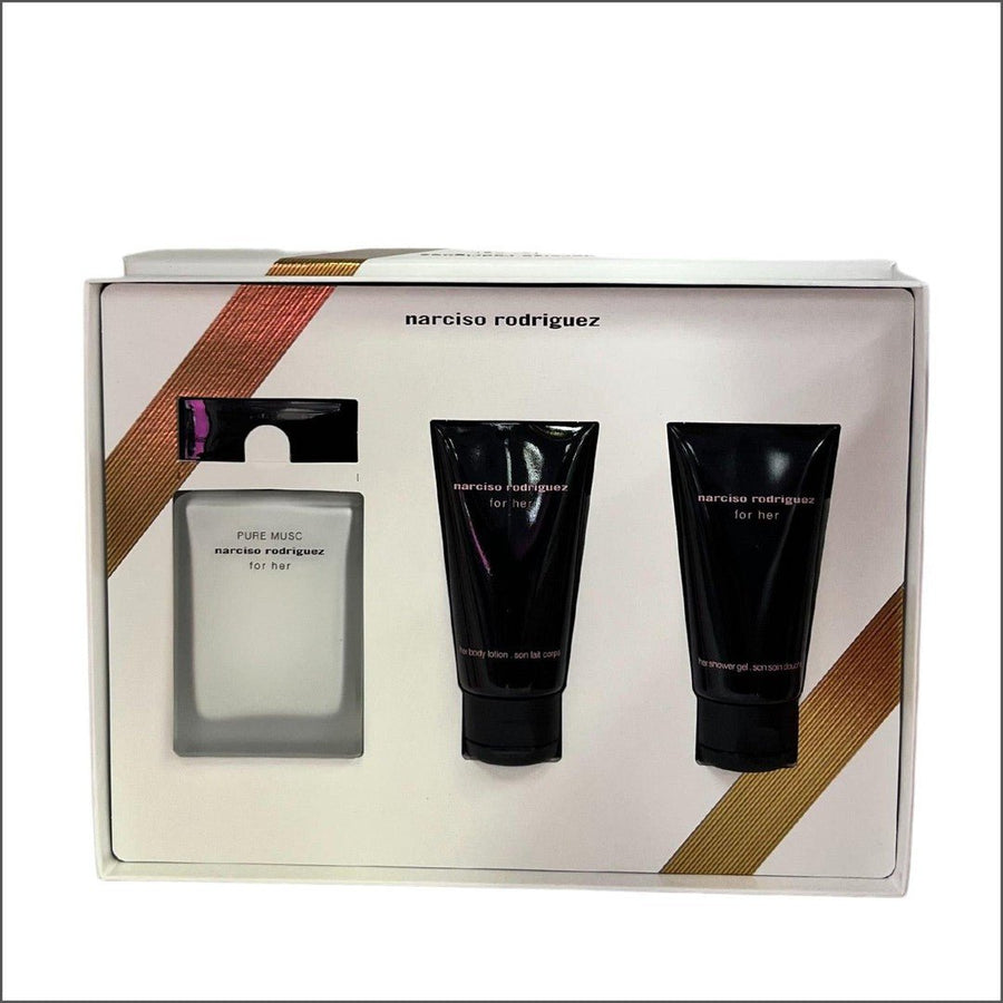 Narciso Rodriguez For Her Pure Musc Eau De Parfum 50ml Giftset Christmas 2022 - Cosmetics Fragrance Direct-3423222055929