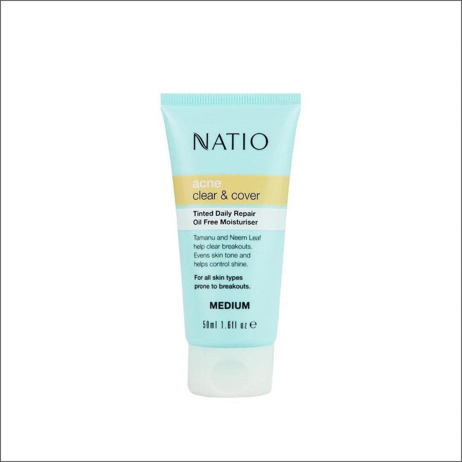 Natio Acne Clear & Cover Medium 50ml - Cosmetics Fragrance Direct-42025012