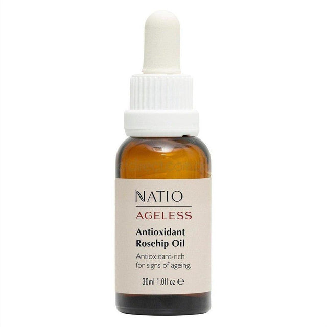 Natio Ageless Antioxidant Rosehip Oil 30ml - Cosmetics Fragrance Direct-9316542148607