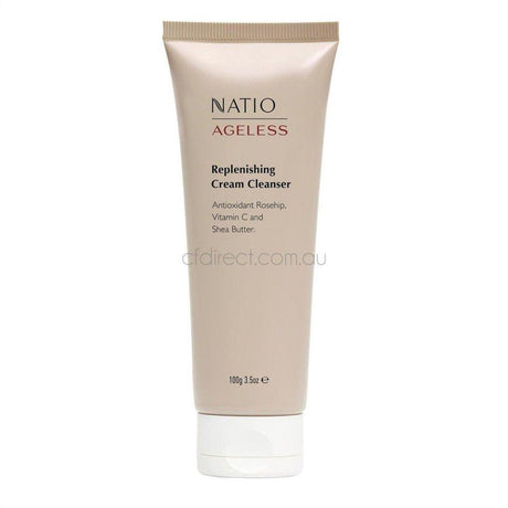 Natio Ageless Replenishing Cream Cleanser 100g - Cosmetics Fragrance Direct-9316542148539