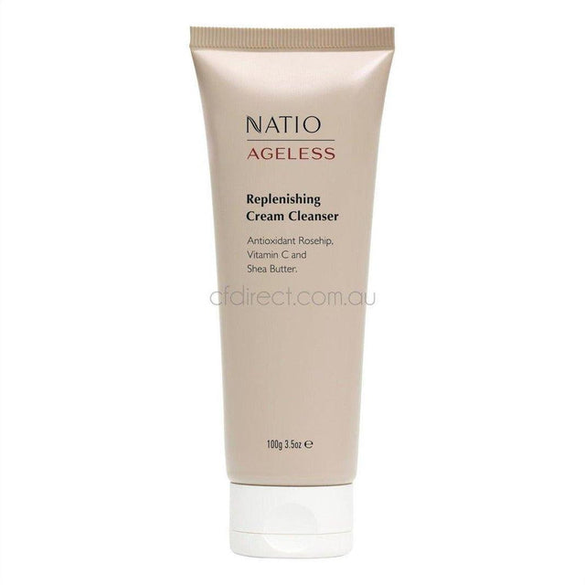 Natio Ageless Replenishing Cream Cleanser 100g - Cosmetics Fragrance Direct-9316542148539