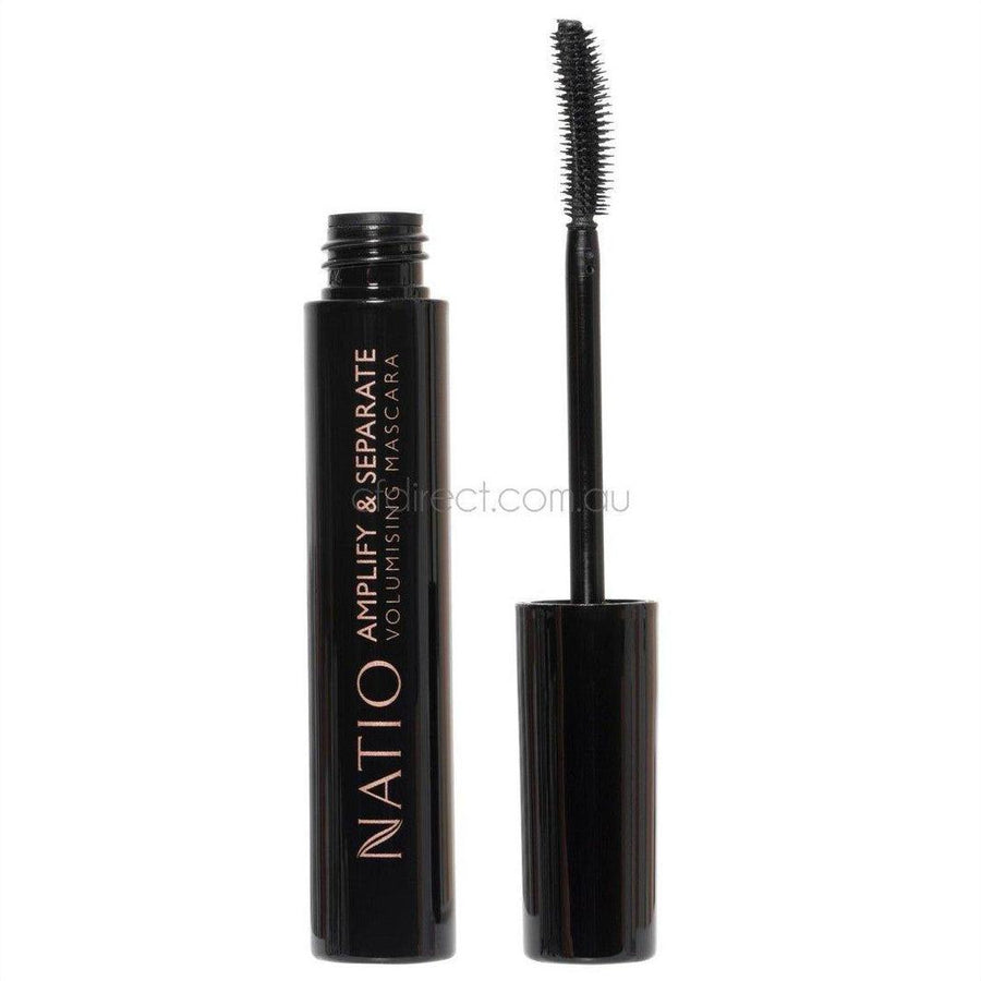 Natio Amplify & Separate Volumising Mascara - Black - Cosmetics Fragrance Direct-9316542149192