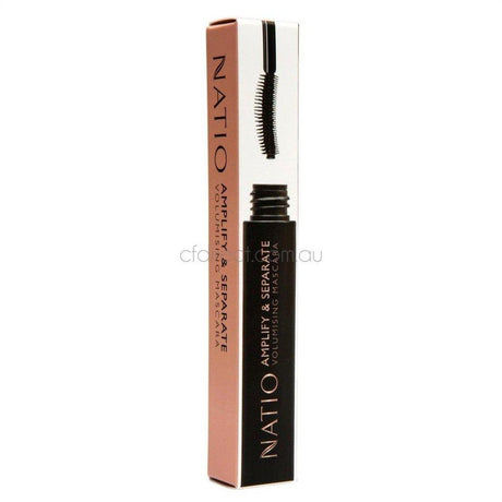 Natio Amplify & Separate Volumising Mascara - Black - Cosmetics Fragrance Direct-9316542149192