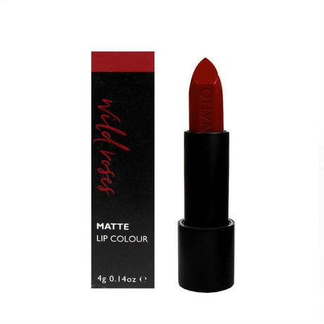 Natio Blaze Rose Wild Roses Matte Lip Colour - Cosmetics Fragrance Direct-9316542146160