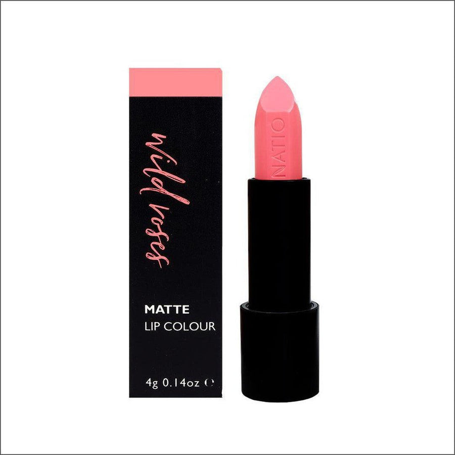 Natio Blush Rose Wild Roses Matte Lip Colour - Cosmetics Fragrance Direct-9316542146146