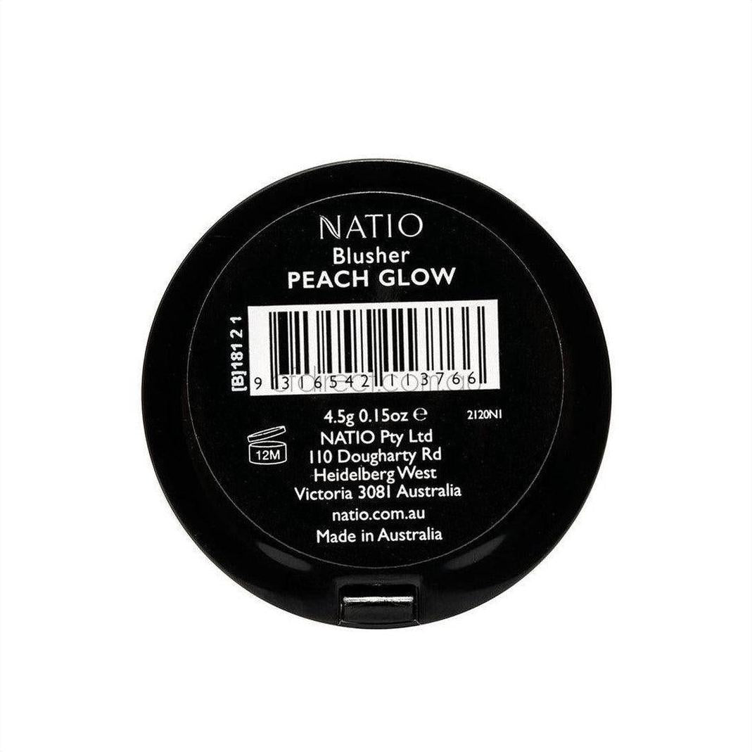 Natio Blusher Peach Glow 5g - Cosmetics Fragrance Direct-9316542113766