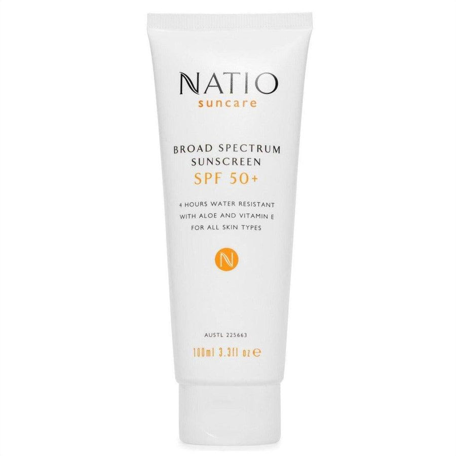 Natio Broad Spectrum Sunscreen SPF 50+ 100ml - Cosmetics Fragrance Direct-9316542134525