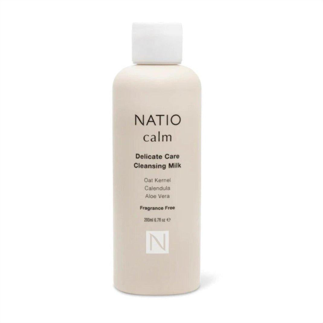 Natio Calm Delicate Care Cleansing Milk 200ml - Cosmetics Fragrance Direct-9316542146832