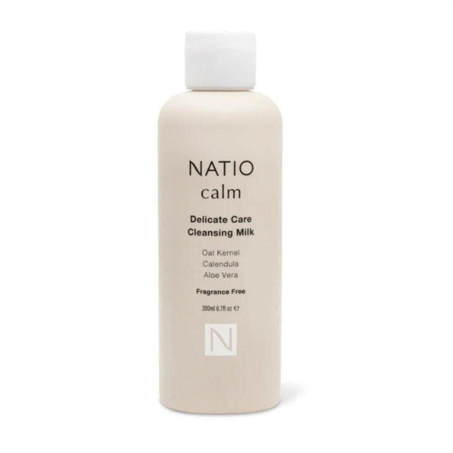 Natio Calm Delicate Care Cleansing Milk 200ml - Cosmetics Fragrance Direct-9316542146832