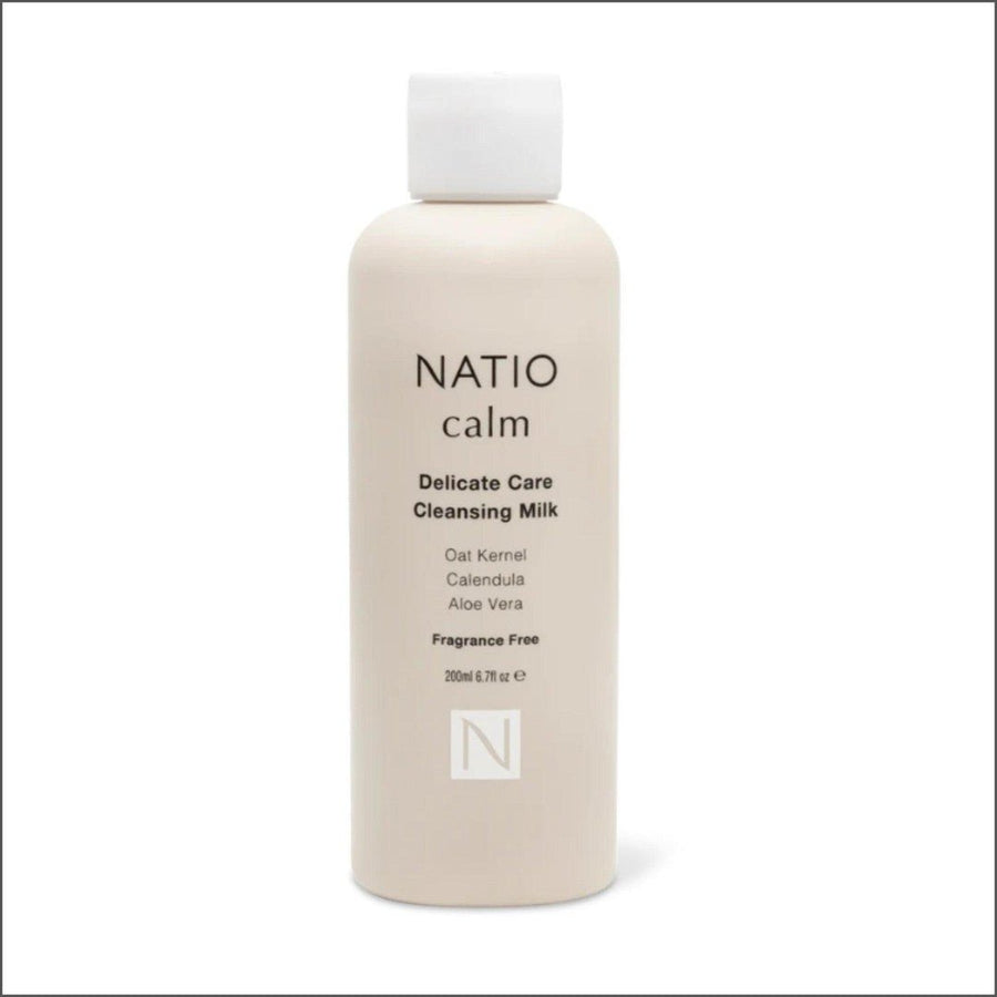 Natio Calm Delicate Care Cleansing Milk 200ml - Cosmetics Fragrance Direct-9316542146832