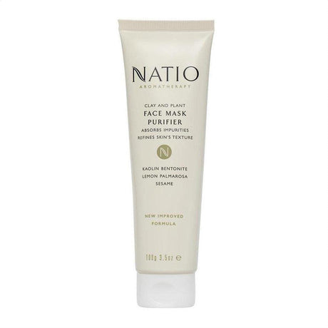 Natio Clay and Plant Face Mask Purifier 100g - Cosmetics Fragrance Direct-9316542111441