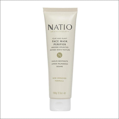 Natio Clay and Plant Face Mask Purifier 100g - Cosmetics Fragrance Direct-9316542111441