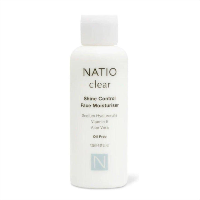 Natio Clear Shine Control Face Moisturiser 125ml - Cosmetics Fragrance Direct-9316542146795