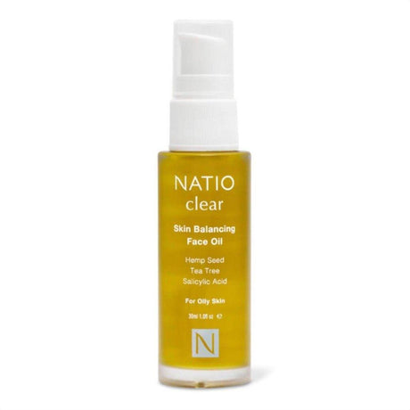 Natio Clear Skin Balancing Face Oil 30ml - Cosmetics Fragrance Direct-9316542146788