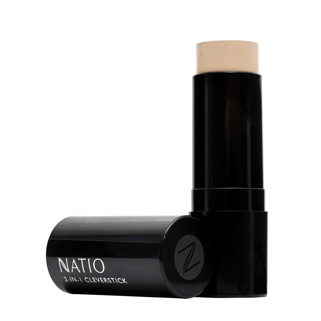 Natio Cleverstick 2-in-1 - Light 15g - Cosmetics Fragrance Direct-9316542143176